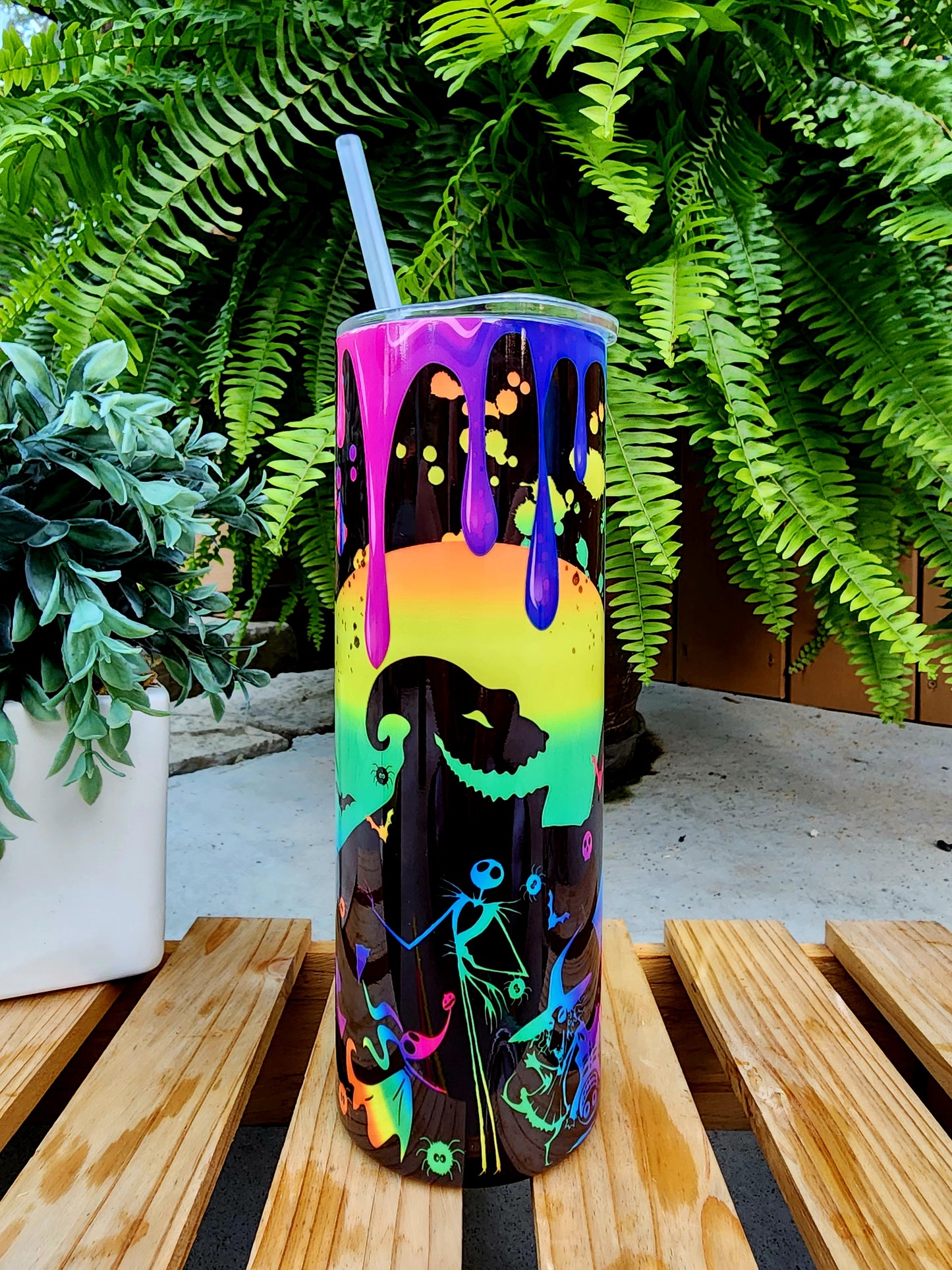 20oz Oggie Boogie NBC Halloween Stainless Steel Double Walled Tumbler
