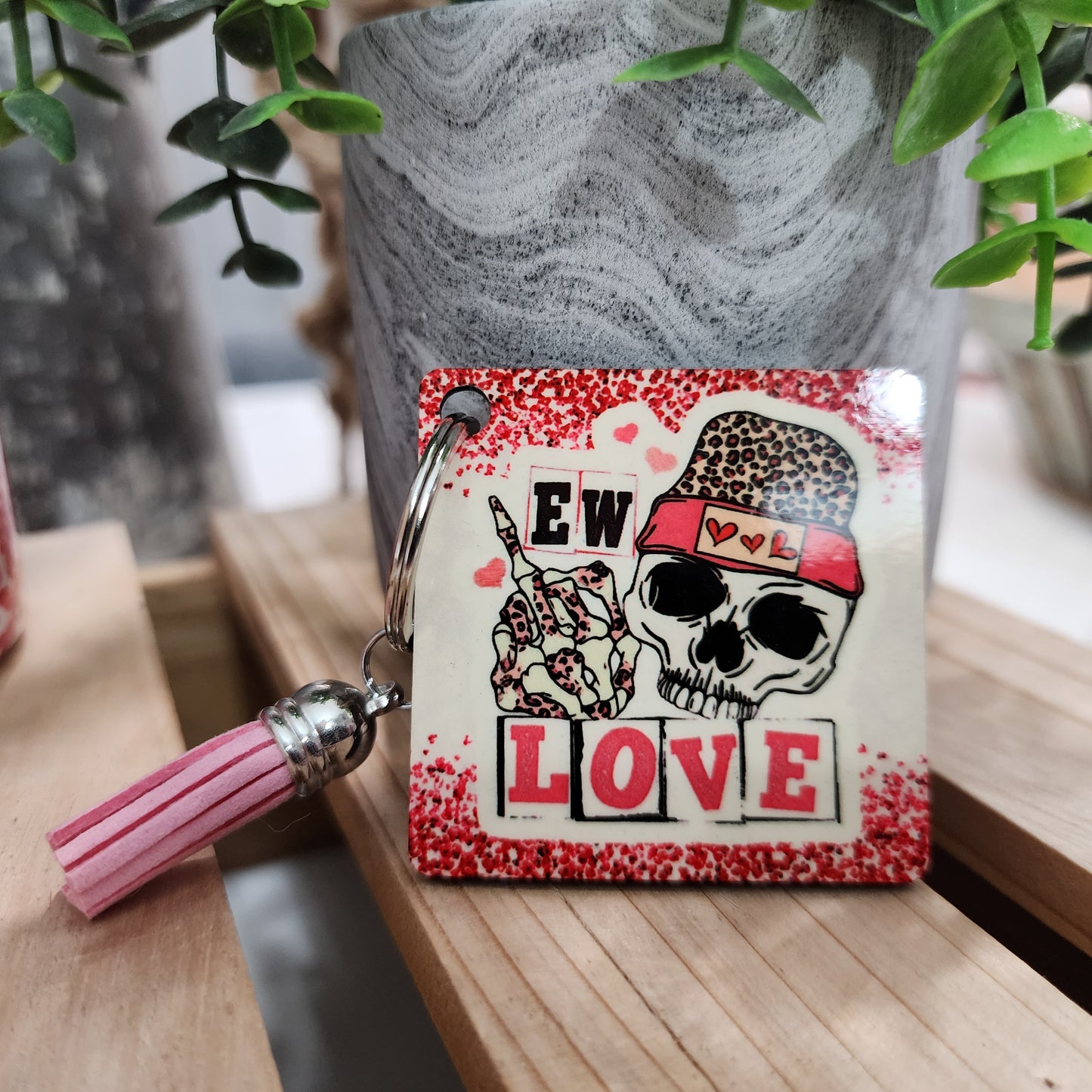 20oz EW LOVE, Valentine Gift Box Set (Tumbler, Car Coasters & Keychain)