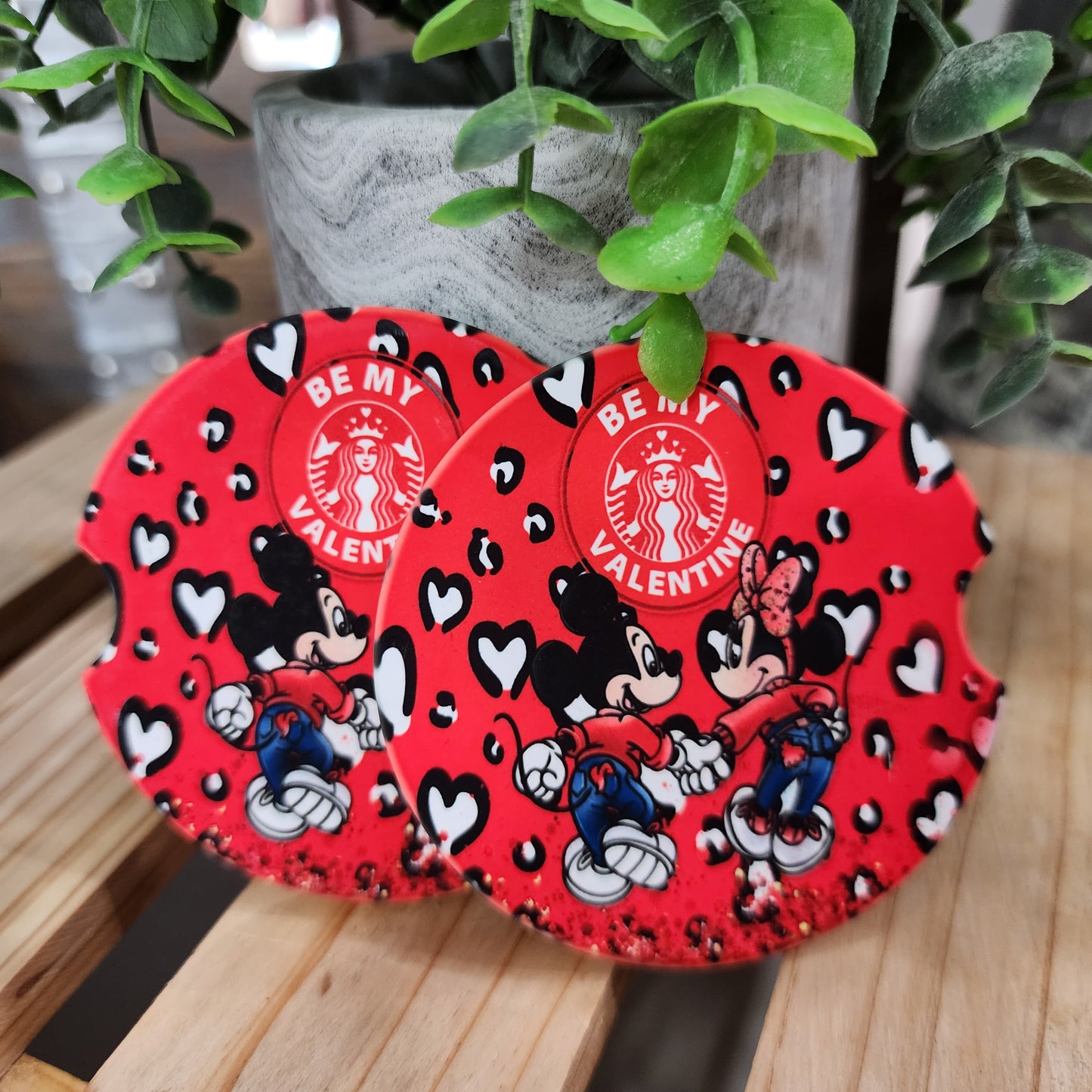 20oz Designer Coffee, Be Mine, Valentine Coffee Gift Box Set (Tumbler, Coasters & Keychain)