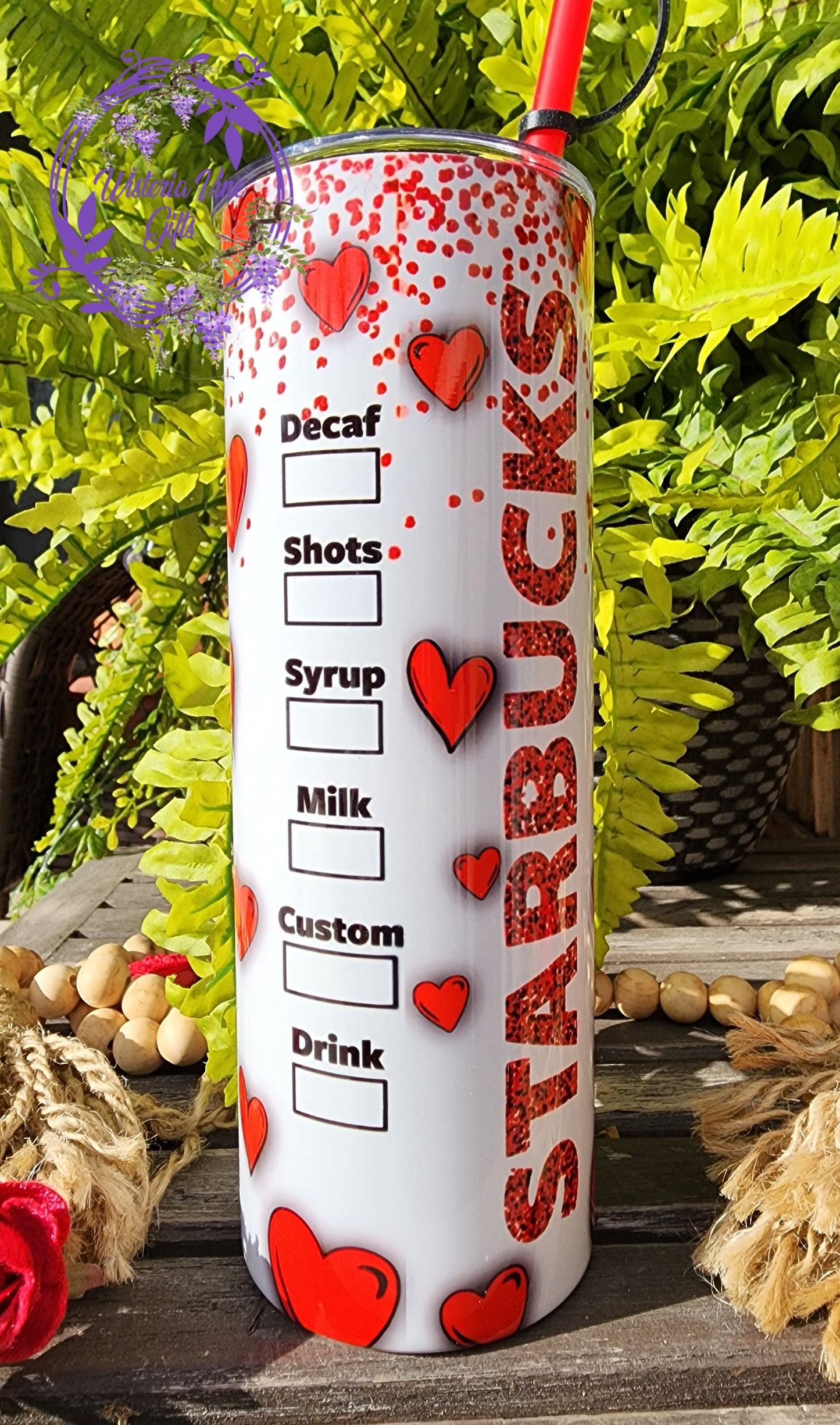 20oz Coffee Lovers, Starbucks, Valentines Stainless Steel Double Walled Tumbler (Gift Box Set)