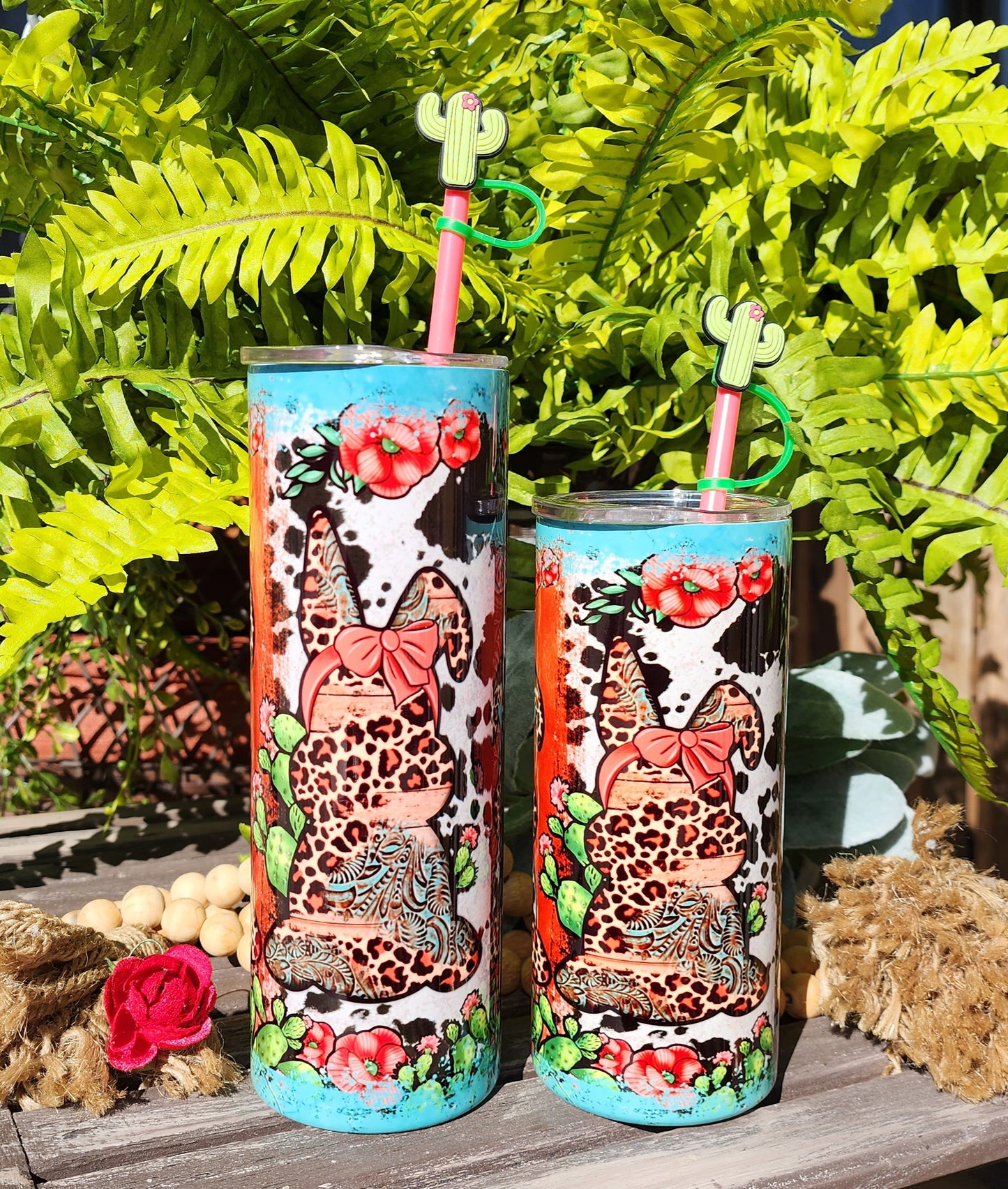 Mama & Mini Bunny set Stainless Steel Tumblers