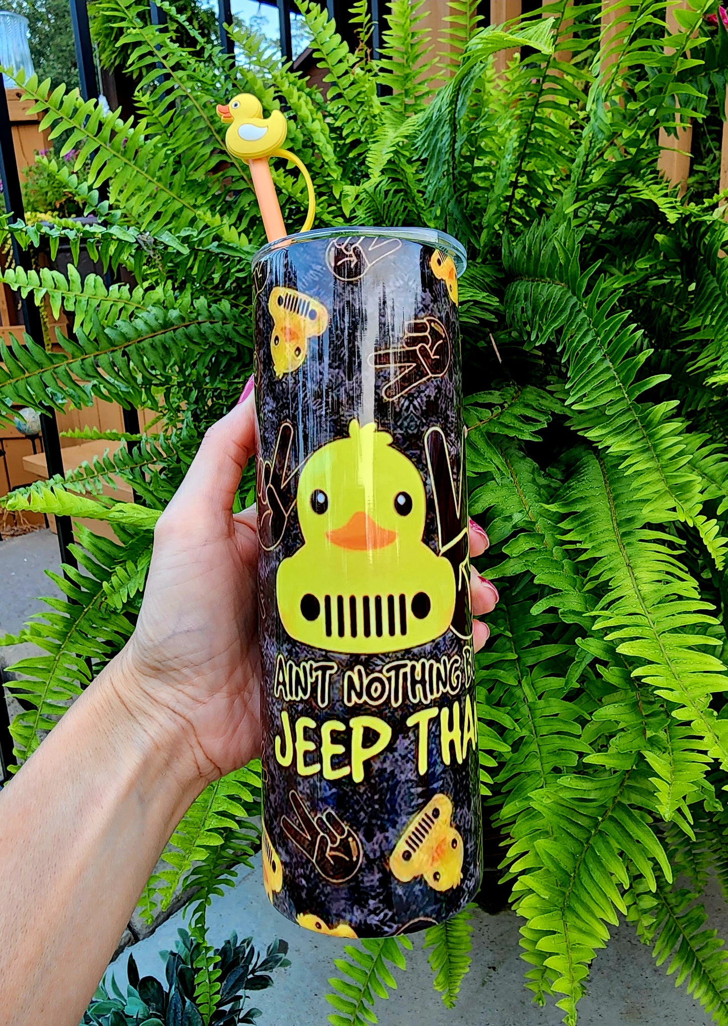 20oz Aint Nothing but a Jeep Thing Stainless Steel Double Walled Tumbler