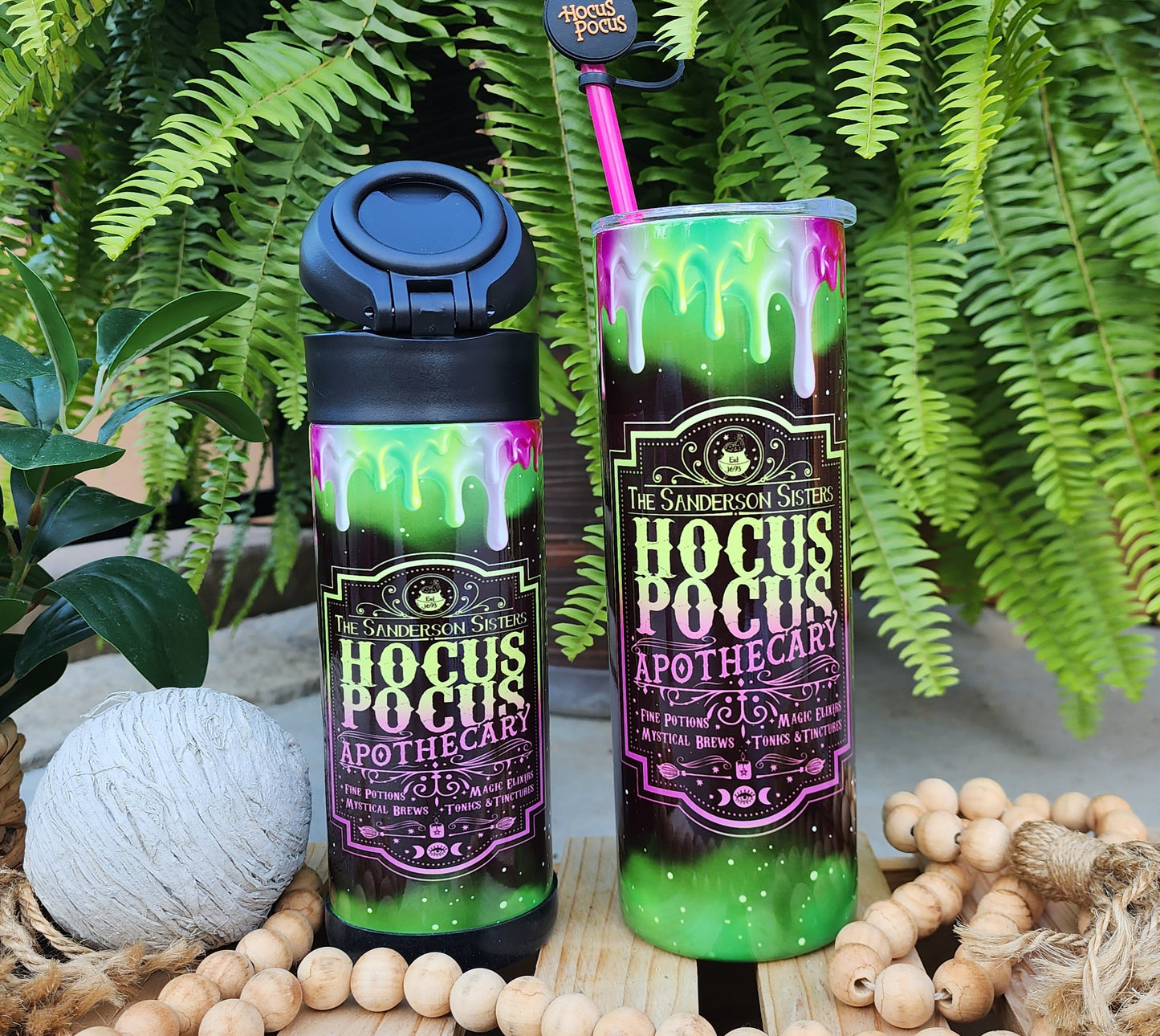 20oz Mama & 12oz Mini Hocus Pocus Stainless Steel Double Walled Tumblers