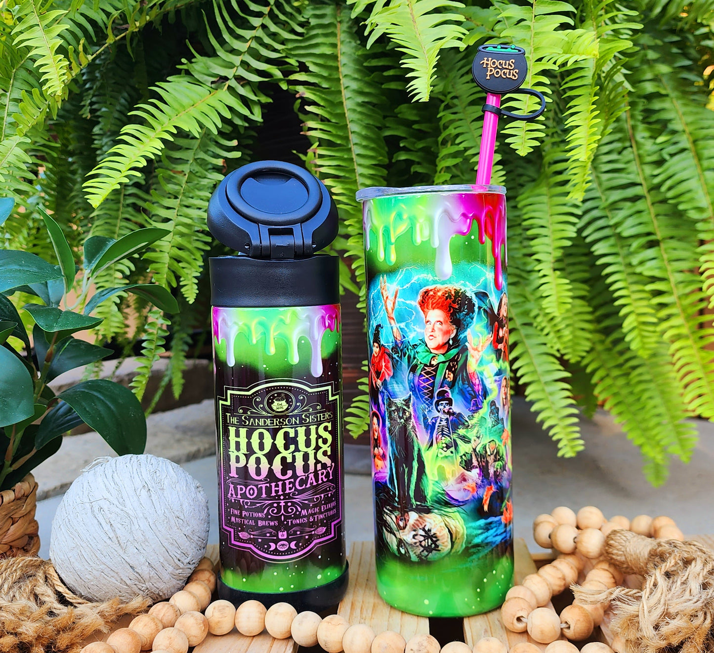 20oz Mama & 12oz Mini Hocus Pocus Stainless Steel Double Walled Tumblers