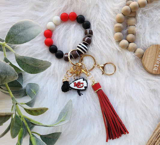 KC Silicone Bead Blinged Out Wristlets