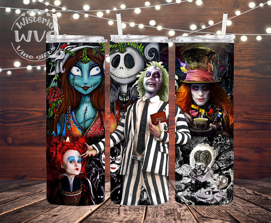 20oz Halloween Movie Stainless Steel Double Walled Tumbler