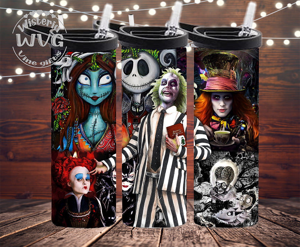 20oz Halloween Movie Stainless Steel Double Walled Tumbler