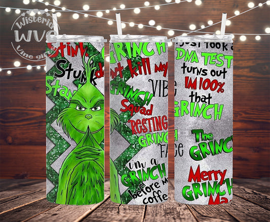 20oz Grinch Tumbler