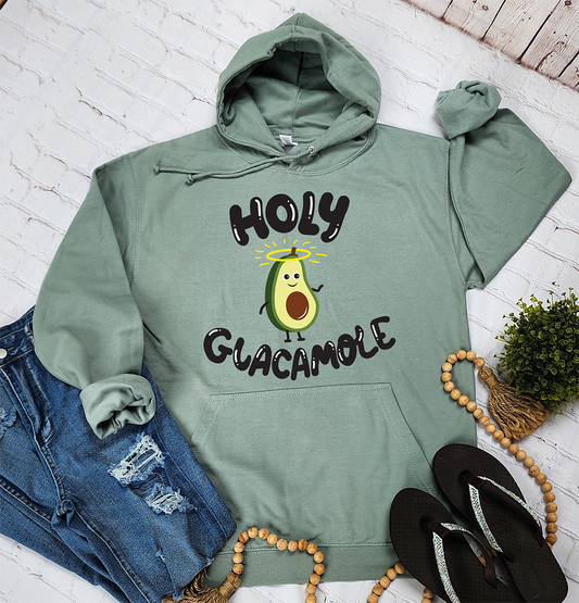 Holy Guacamole Hoodie in Dusty Green