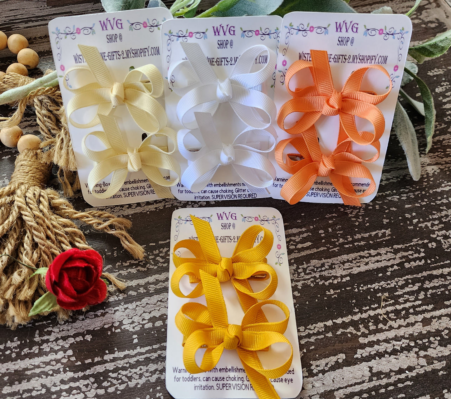 3/8" Grossgrain Pony Sets